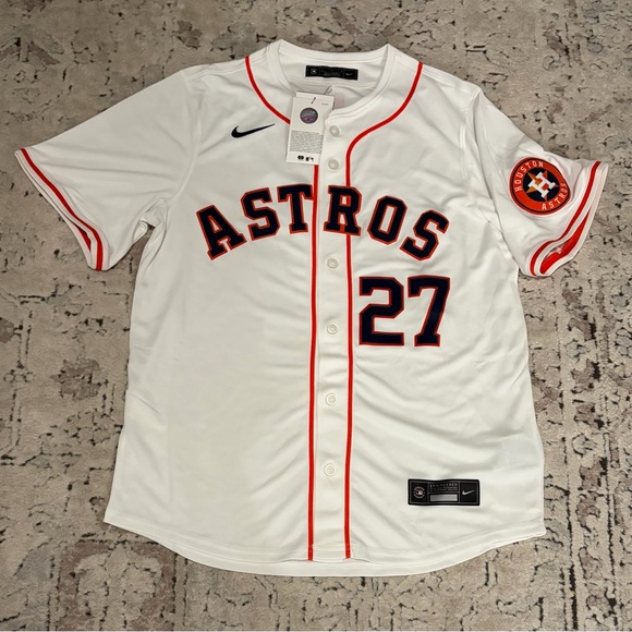 Nike Authentic Houston Astros Jose Altuve #27 MLB Limited Jersey Men’s Sz: M - Picture 2 of 8
